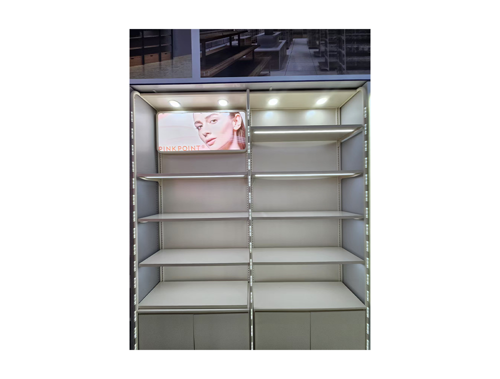 LED Işıklı Kozmetik Duvar Teşhir Dolabı x LED Lighted Cosmetic Wall Display Cabinet x