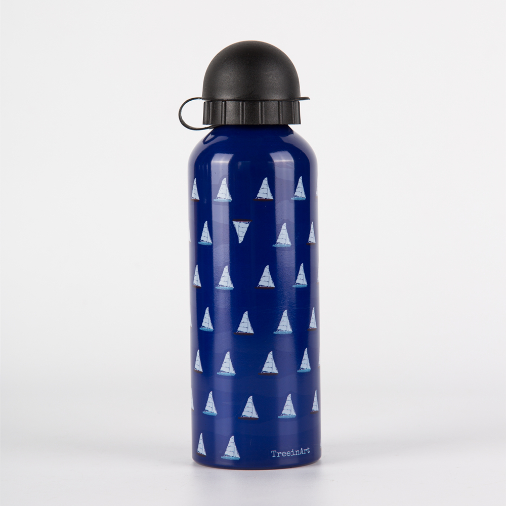 Eco Metall Wasserflasche mit Kappe und Trockner