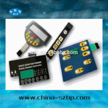 OEM glossy PET membrane keyboard,membrane control panel membrane keypad touch panel