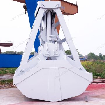 OUCO Customized Wireless Remote Control Grab, 12CBM Clamshell Grab for Bulk Cargo