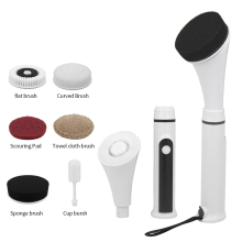 Electric Cleaning Brush: Rechargeable Spin Scrubber for Household Cleaning