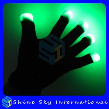 Super Quality Hot-Sale Textile Led Flashing Gloves