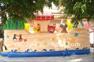 Inflatable bouncer slide combo, Inflatable pirate slide, inflatable slide