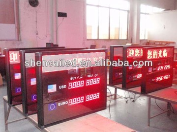 2.3 inch electronic exchange rate display board