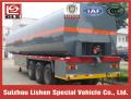 3 As roda 45000L Baki Terisolasi Bitumen Semi-trailer