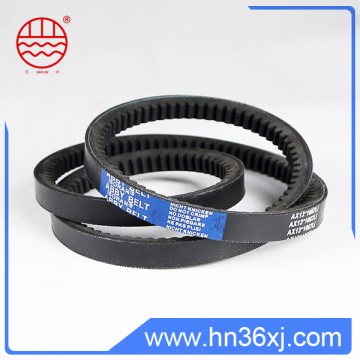Fatigue resistance natural rubber cogged belt type AX BX CX