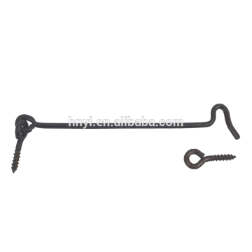 safety gate hook and screw eye ZP/BP/BLACK Finish