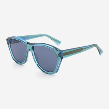 Irregularly Square Acetate Women's Sunglasses 23A8134