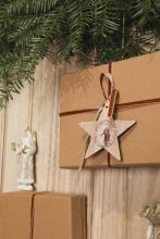 Wooden Star Christmas Ornaments Christmas Tree Decorations