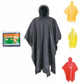 Wholesales Fashion Pvc Αδιάβροχη επαναχρησιμοποιήσιμη βροχή Poncho