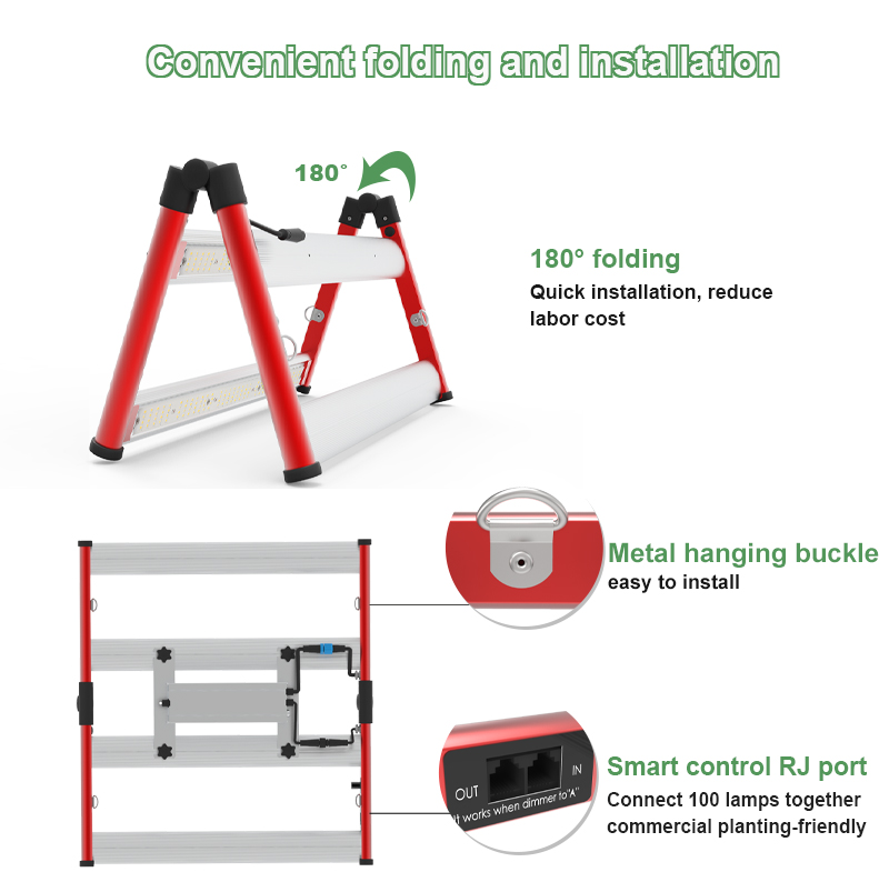 Hydroponic Growing LM301H 240W LED Grow Light Bar