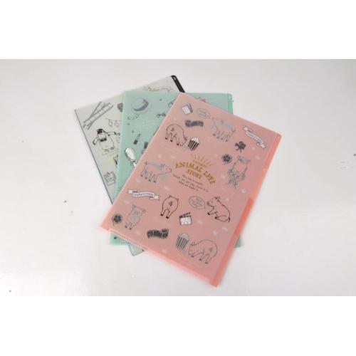 Office stationery plastic document case pocket folders