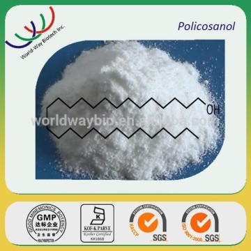 free sample octacosanol,Alibaba China manufacturer rice bran wax extract 10%~90% policosanol,octacosanol