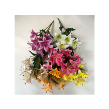 JH Factory New Fashion Design Wedding Silk Flower Bunch - Multi-Headed Lilies