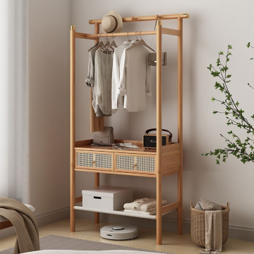 Multipurpose Bamboo Coat Hat Rack for Home