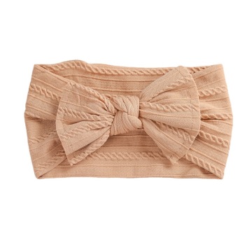 Baby Elastic Headband Jacquard Delicate Nylon Bow Children's Accessory
