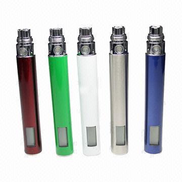 LCD battery for e-cigarette, shows puffs and power capacity on the LCD screen, with HGB battery