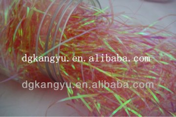 colorful flashabou tinsel for decoration