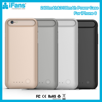 MFI For iPhone 6 Plus Charging Case 4000mAh With Changeable Frame