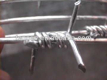 zinc coated barbed wire