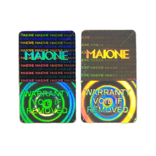 Custom Euro Laser Security Holographic Sticker scratch off QR Code serial number 3d Hologram label Sticker