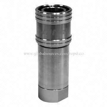 304 Stainless Steel High-flow Pneumatic Coupler, Bar CNC Machining