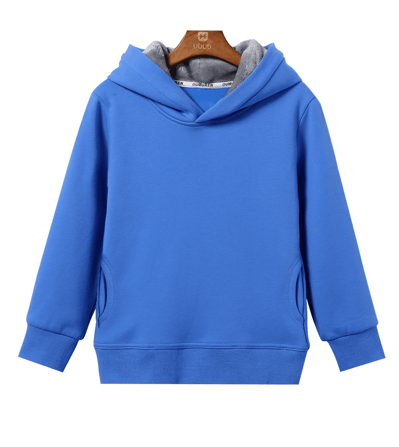 Hoge kwaliteit 100% katoen Kid Plain Sweat Shirt Hoodies