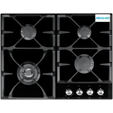 Itim na Fragranite Hob Gas Ceramic Glass Hob