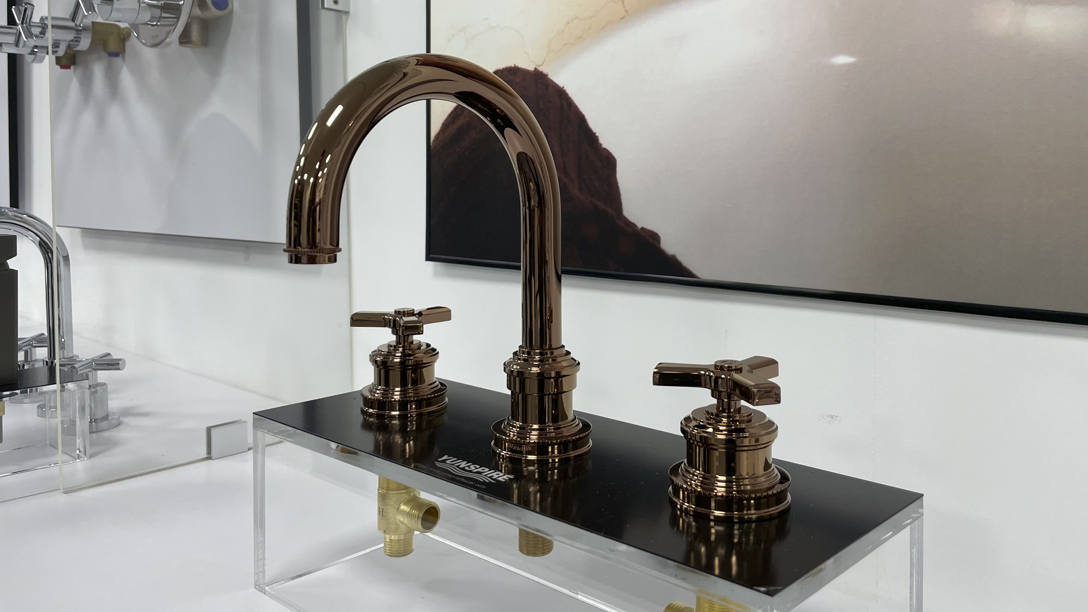 rose gold basin mixer