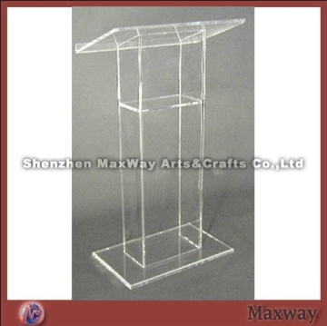 Clear Perspex Podium Dais