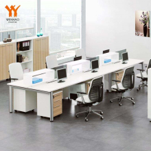 Modular Partitioned Office Workstation Desk Set