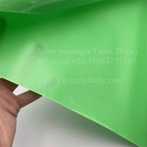 Green impact resistant HIPS film and sheet