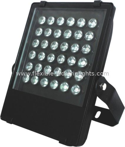 36w 120v - 250v Aluminium Alloy Housing Outdoor Led Flood Light Fixtures (105 Degree)