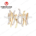 14k oro amarillo Últimos diseños de anillos de oro