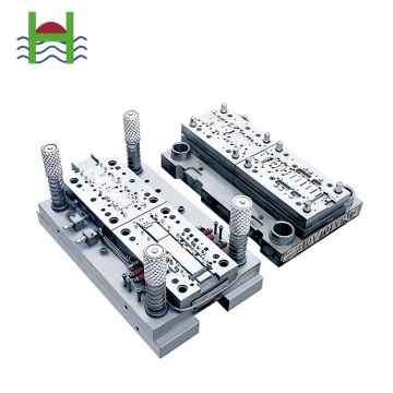 Stamping dies for the manufacture of electronic components