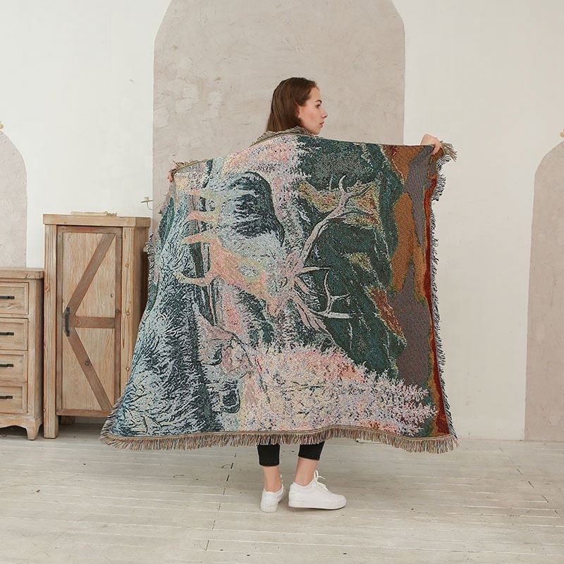 Stunning Mandala Tapestry - Embroidered Islamic Wall Hanging