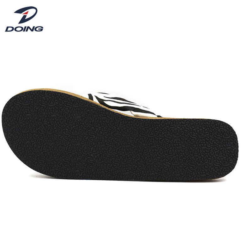 Wholesale price raw materials pe plastic slipper Sandal Eva Sole Accessory Display Women Wedding for Guests Blank Flip Flop