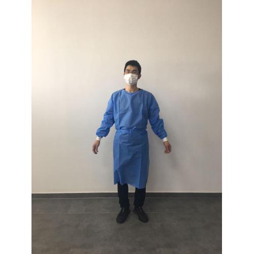 Disposable waterproof isolation gown