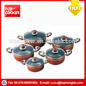 High Quanlity Aluminum Non Stick Color Set Pots