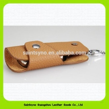 15093 New style button closure leather car key holder