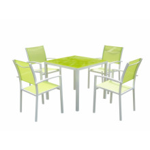 5pc alu garden dining set