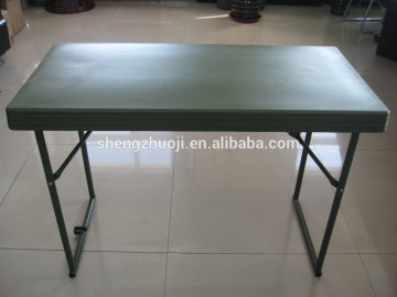 steel army folding table