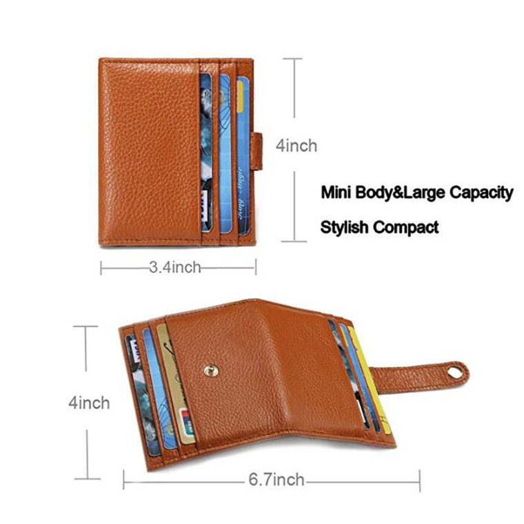 Estuche de cuero para tarjeta de crédito Leather Credit Card Case