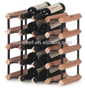 Wooden honeycomb Wine bottle rack