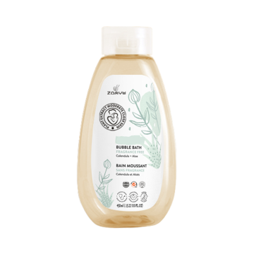 Plant-Based Organic Fragrance-Free Baby Bubble Bath for Sensitive Skin