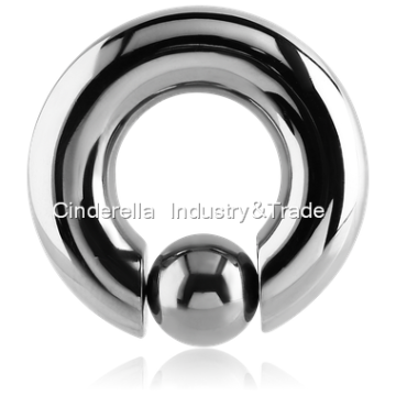 Titanium Ball Closure Ring Pop Out Ball