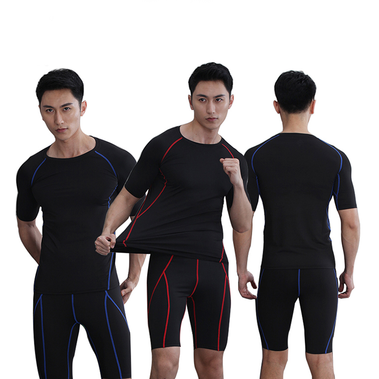 2021 Οι τελευταίοι κατασκευαστές Athletic Amplel Manufacturers New Design Fitness Athletic Wear for Men