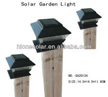 Powered Outdoor Deck Cap Garden Solar Fence Lighting