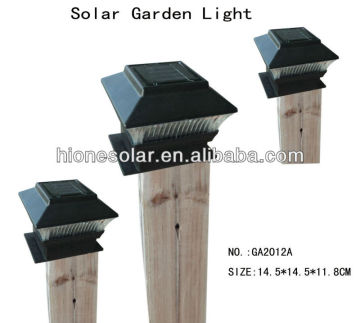 Powered Outdoor Deck Cap Garden Solar Fence Lighting