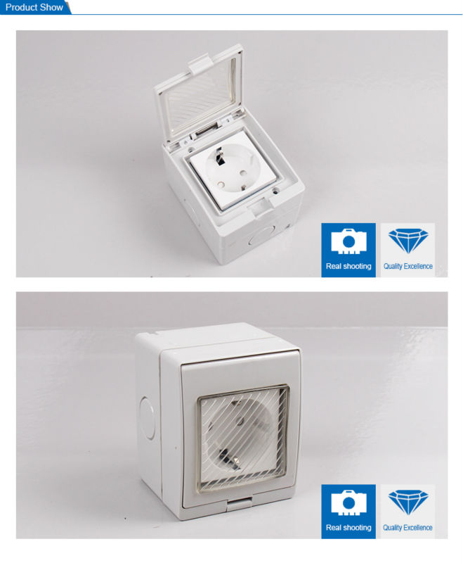 IP55 Hot Sale Switch Socket with Waterproof Cover